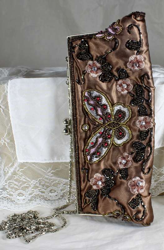 Beaded clutch purse/handbag