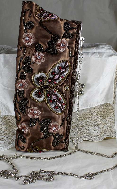 Beaded clutch purse/handbag