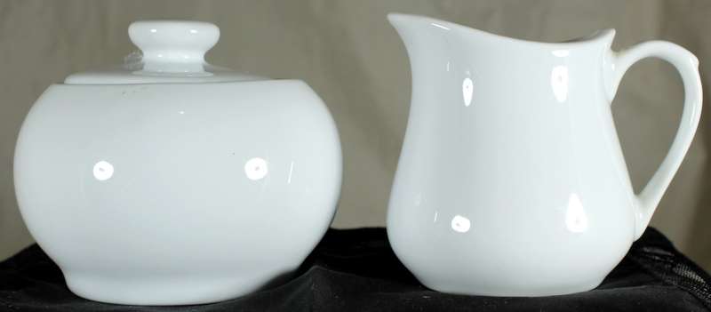 Mayfair milk jug & sugar bowl