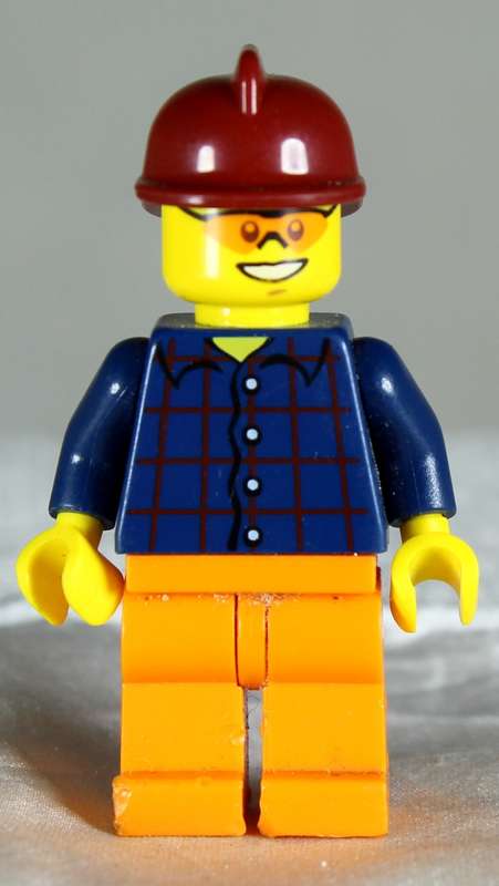 Lego mini figurine - Construction worker (CTY1435)