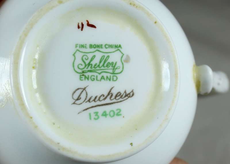 Shelley - Du Barry green - creamer