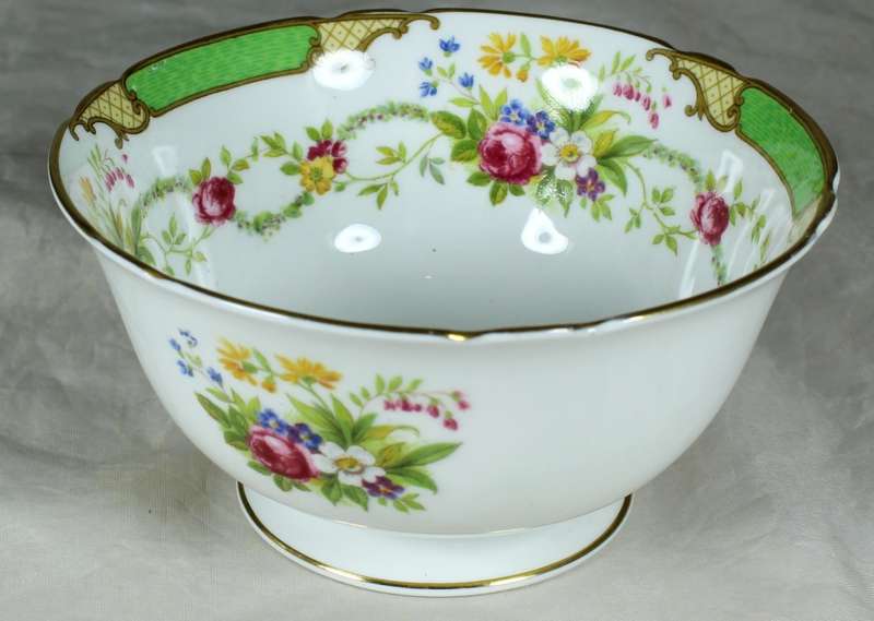 Shelley - Du Barry Green - Sugar Bowl - Low Price!! - Bid Now!!!