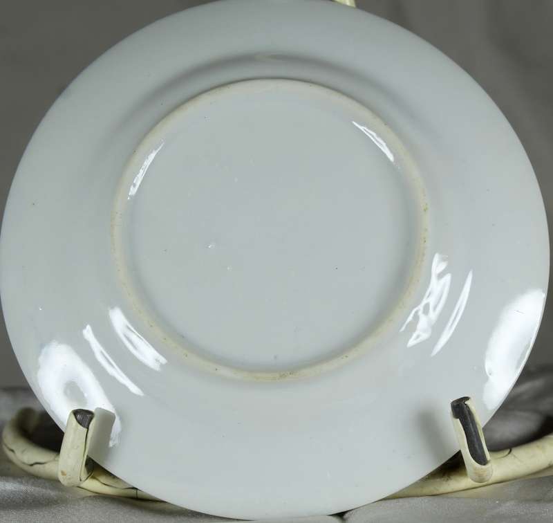 Small blue willow plate