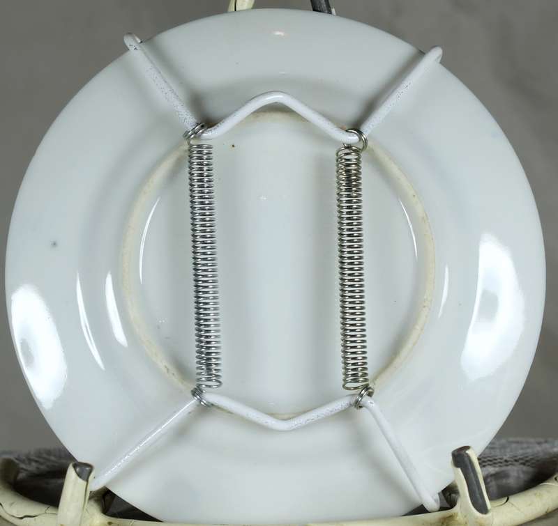 Small blue willow display plate