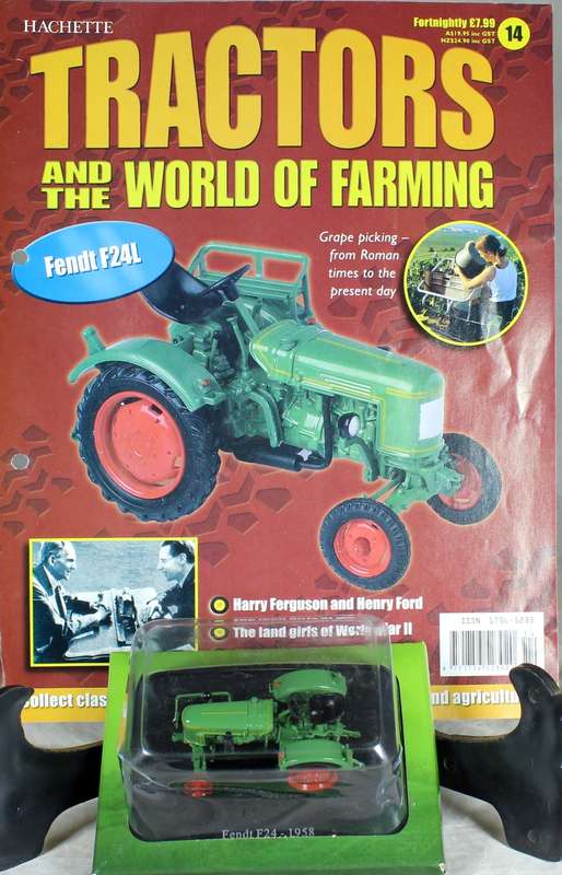 Collectible tractor & info sheet - Fendt F24L