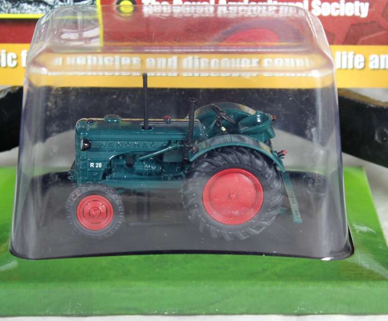 Collectible tractor & info sheet - Hanomag R28
