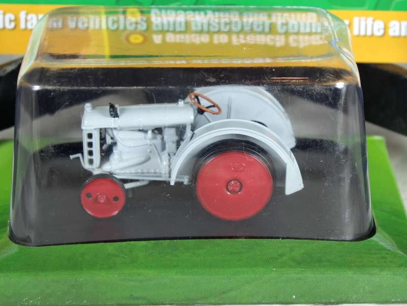 Collectible tractor & info sheet - Fordson F Industrial