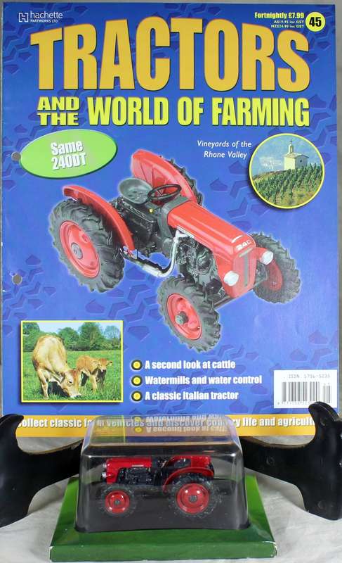 Collectible tractor & info sheet - Same 240DT