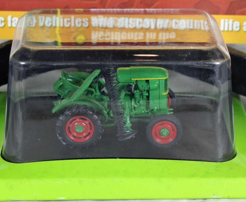 Collectible tractor & info sheet - Deutz F1L514