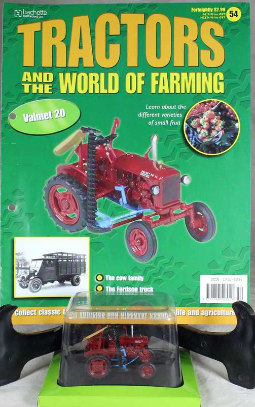 Collectible tractor & info sheet - Valmet 20