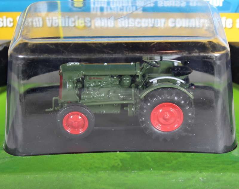 Collectible tractor & info sheet - Hurlimann H12