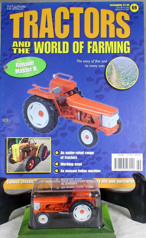 Collectible tractor & info sheet - Renault Master II