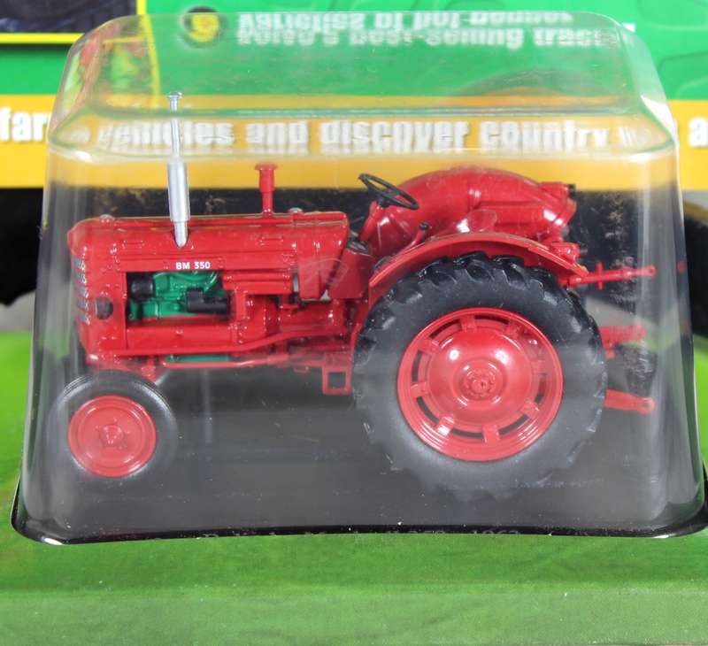 Collectible tractor & info sheet - Volvo BM350