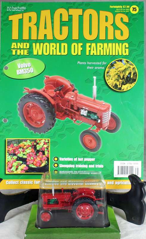 Collectible tractor & info sheet - Volvo BM350