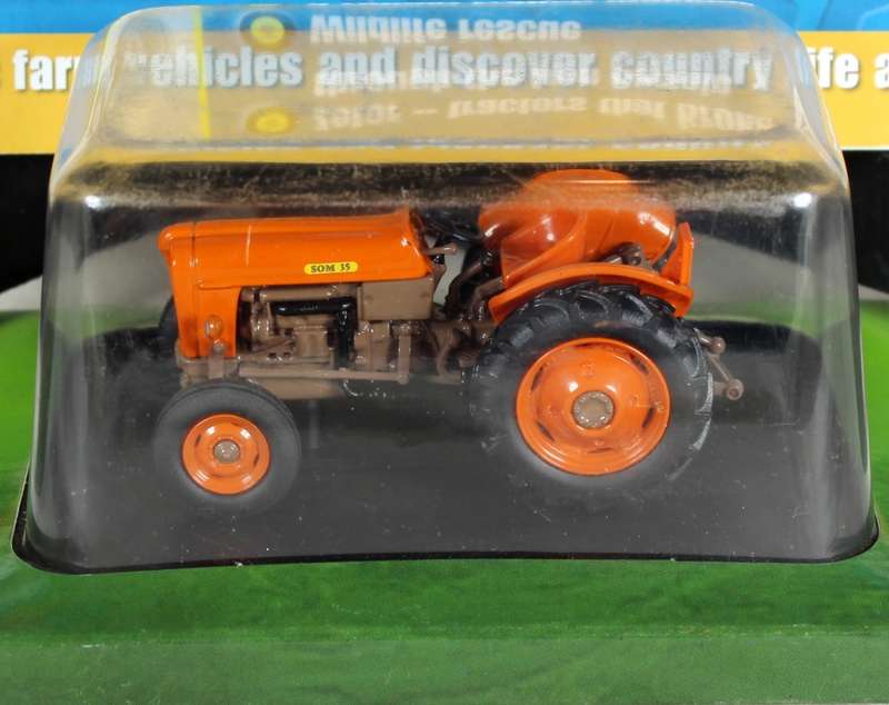 Collectible tractor & info sheet - Someca SOM35