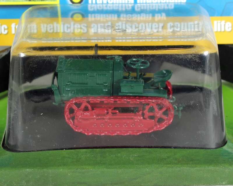 Collectible tractor & info sheet - Cletrac K20
