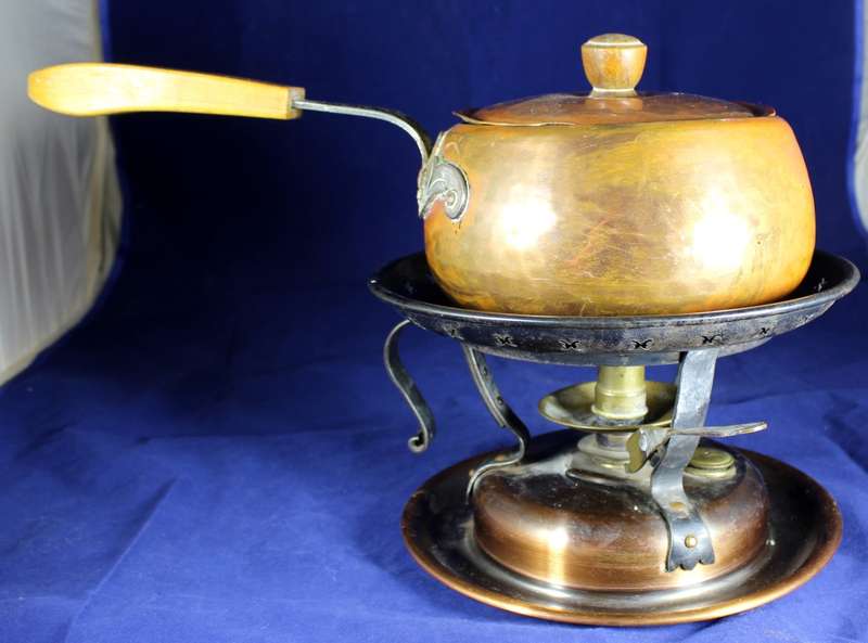 Old fondue set - stock one Switzerland