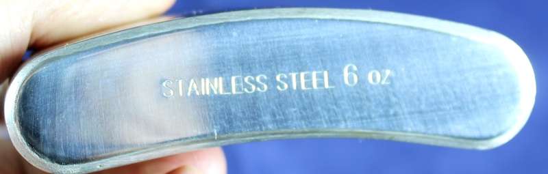 Stainless steel hip flask