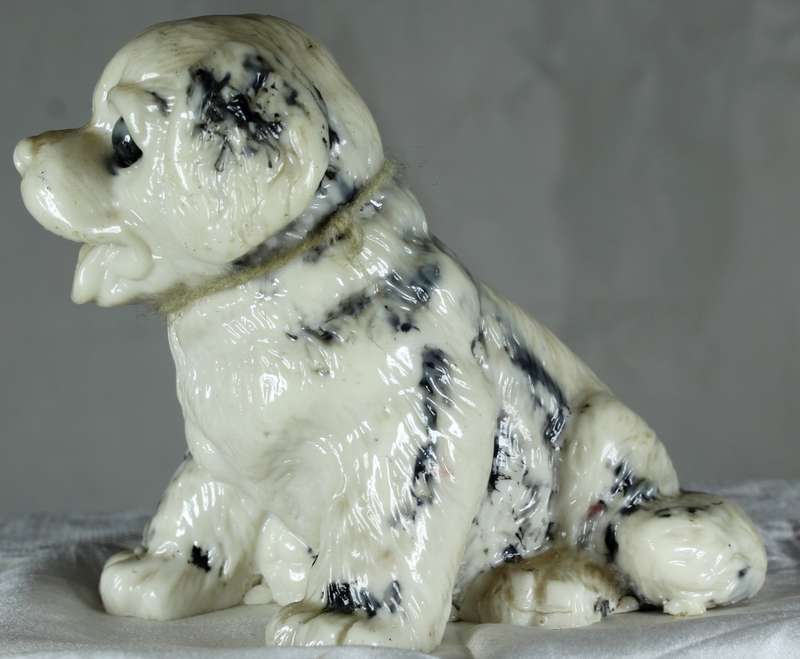 Molded puppy with disk