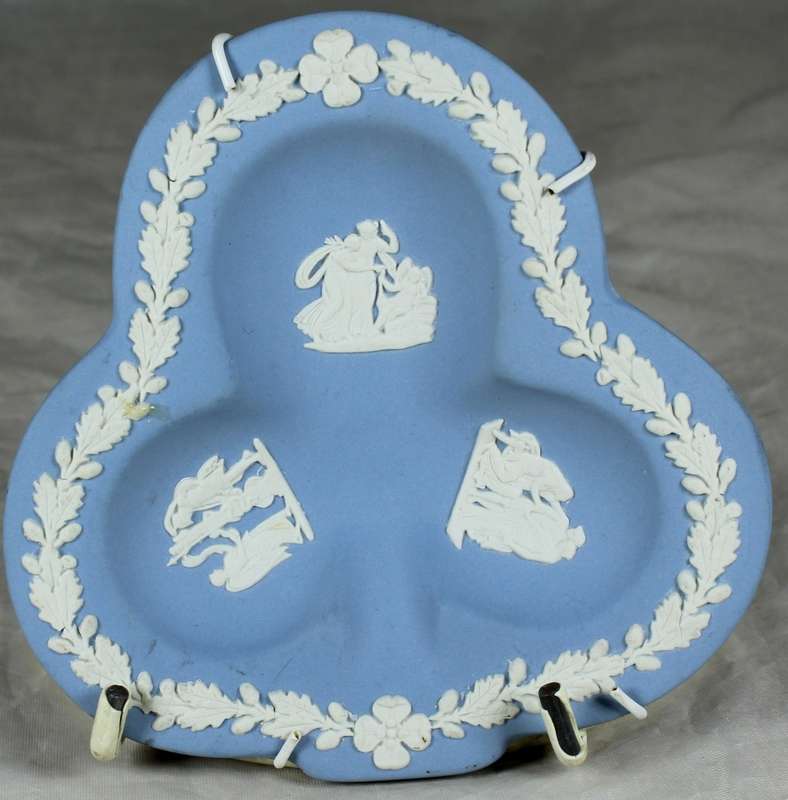 Blue Wedgwood - Jasper Ware - Display Plate with Hanger (Pegasus Club Shape)