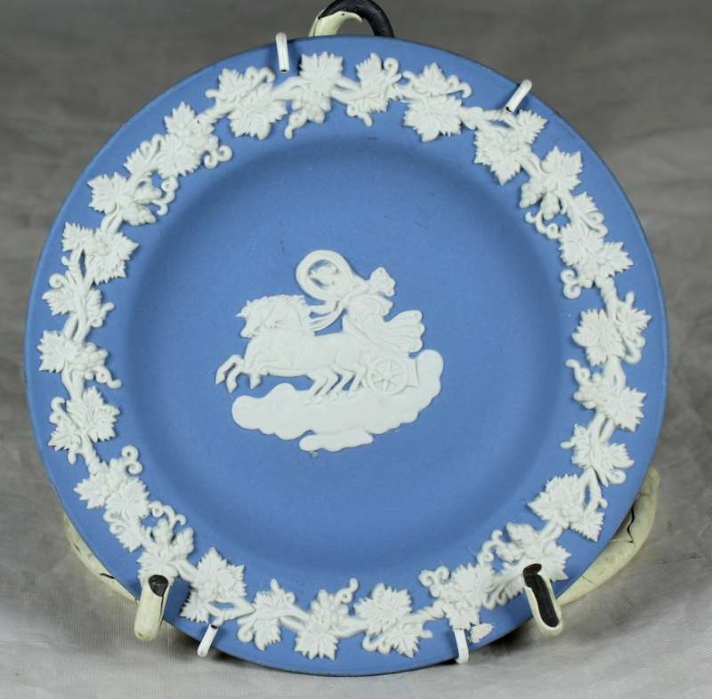 Blue Wedgwood - Jasper Ware - Display Plate with Hanger