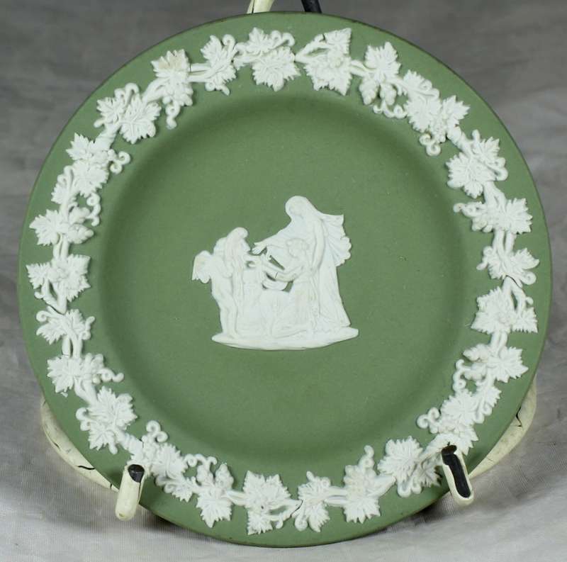 Green Wedgwood - Jasper Ware - Display Plate