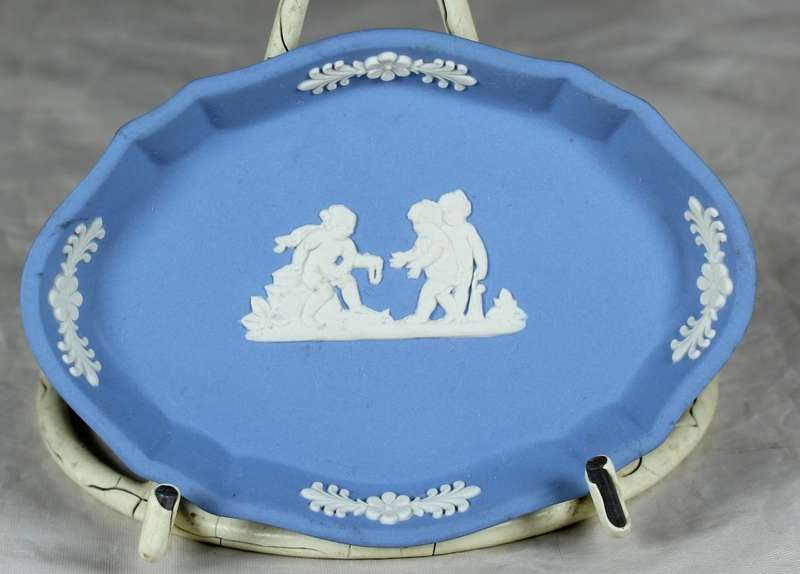 Blue Wedgwood - Jasper Ware - Trinket Bowl