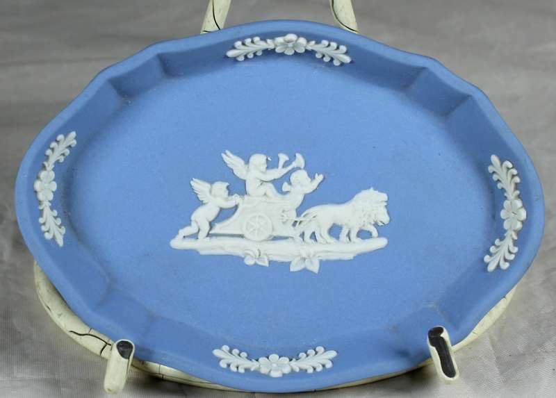 Blue Wedgwood - Jasper Ware - Trinket Bowl