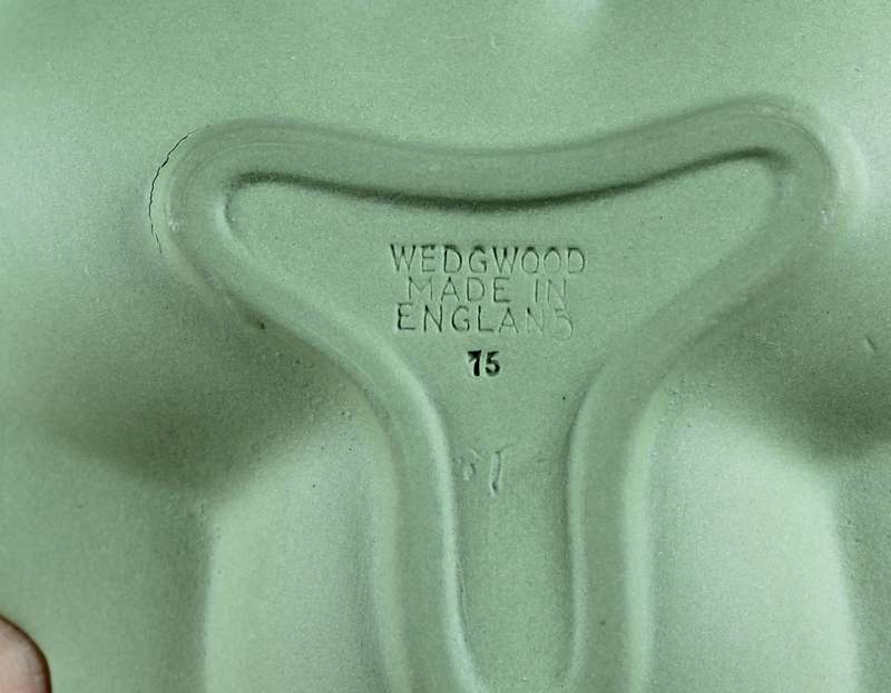 Green Wedgwood - Jasper Ware - Pegasus Shaped Ashtray
