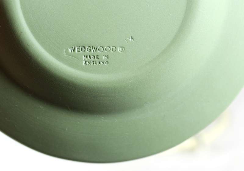 Green Wedgwood - Jasper Ware - display plate
