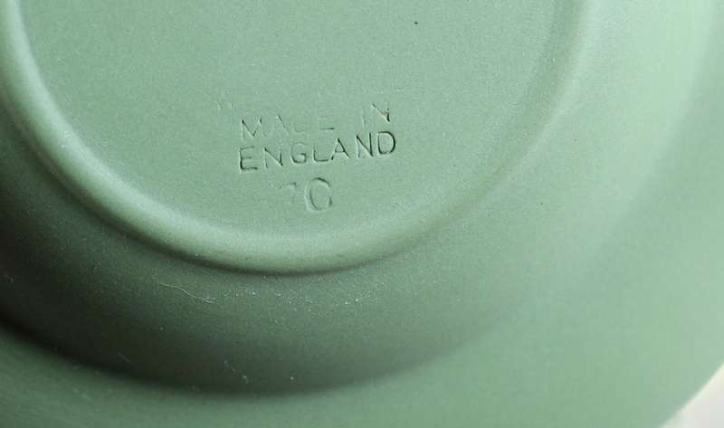 Green Wedgwood - Jasper Ware - ashtray