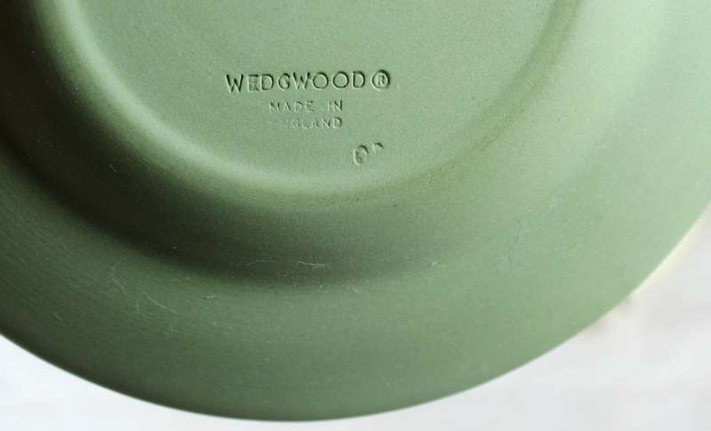 Green Wedgwood - Jasper Ware - ashtray