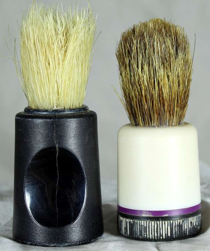 Pair of Vintage Shaving Foam Applicators