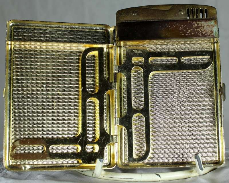 Cigarette Case with Built-In Lighter