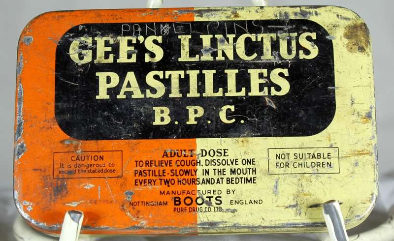 Gee`s Linctus Pastilles Tin