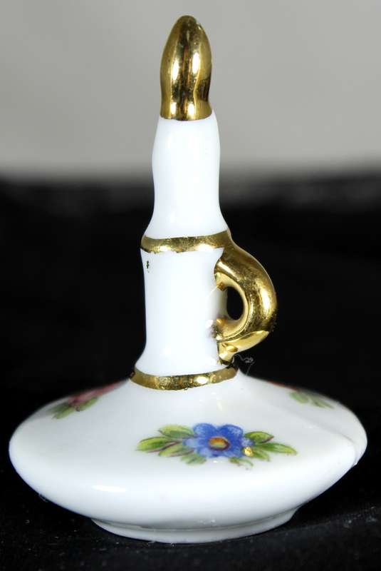 Limoges Miniature Candle Holder (ornament) - Bid Now!