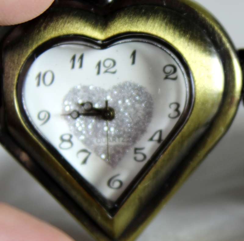 Heart Shaped Locket Watch - Bid Now!