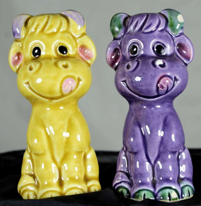 Character salt & pepper set - funny cows