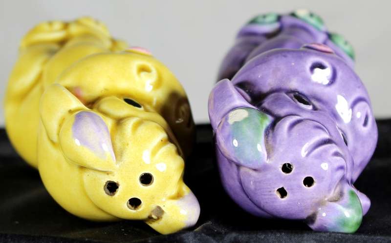 Character salt & pepper set - funny cows