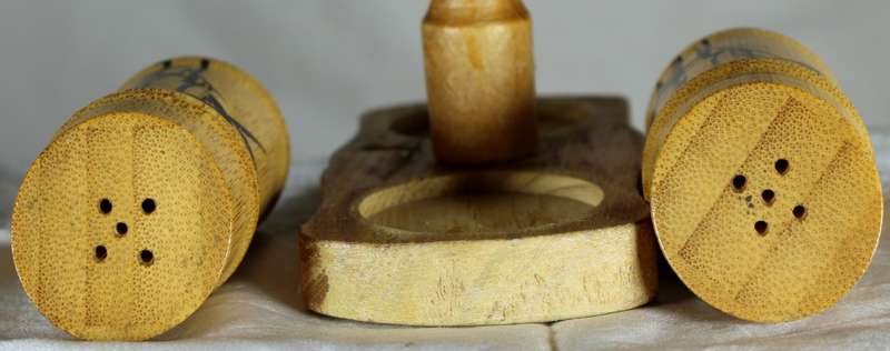 Character  Salt & Pepper Set - Reed Shaped