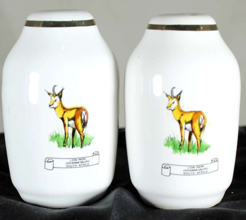 Character  Salt & Pepper Set - Lion Park Johannesburg
