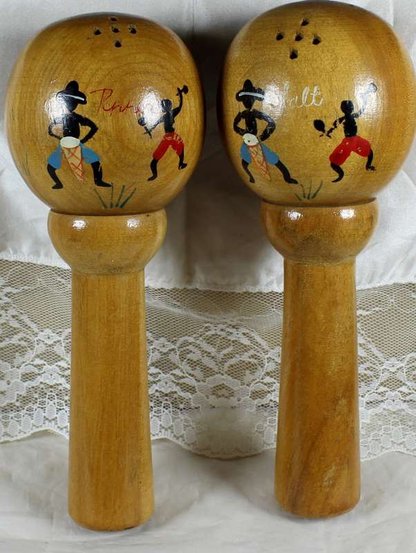 Character  Salt & Pepper Set - Wooden Maracas