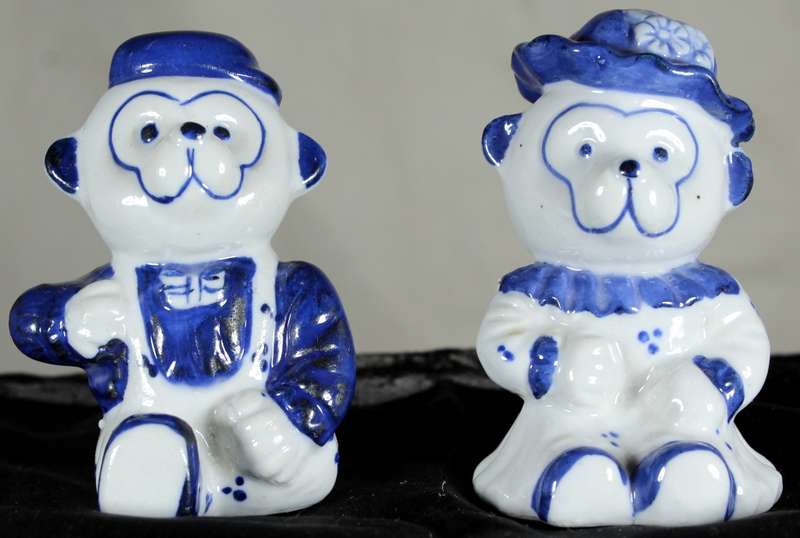 Character  Salt & Pepper Set - Bears in Blue