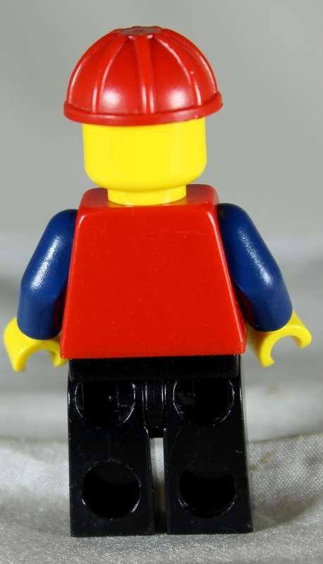 Lego mini figurine - City man with red shirt (CTY0244)