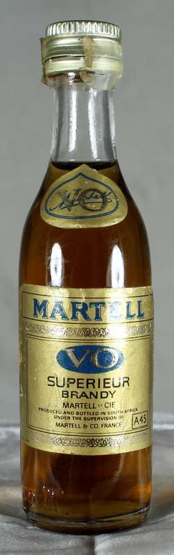 Mini Liquor Bottle - Martell VO Brandy (50ml) - BID NOW!!!