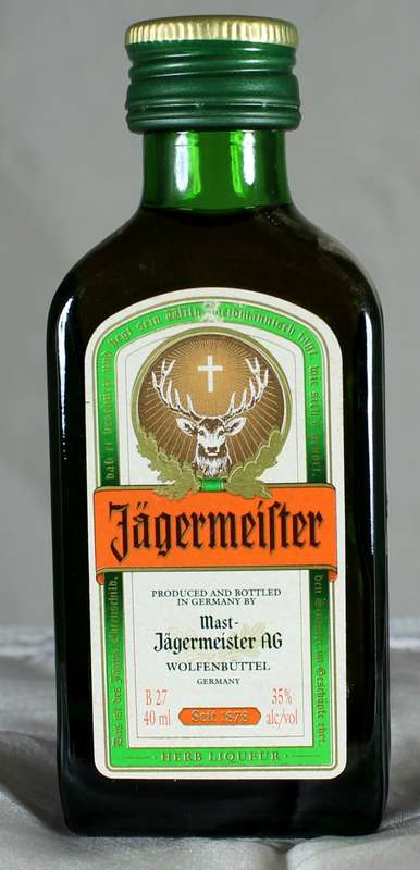 Mini Liquor Bottle - Jagermeister (40ml)