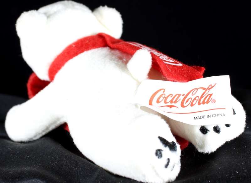 Official Coca Cola Merchandise - Small Bear Laying Down