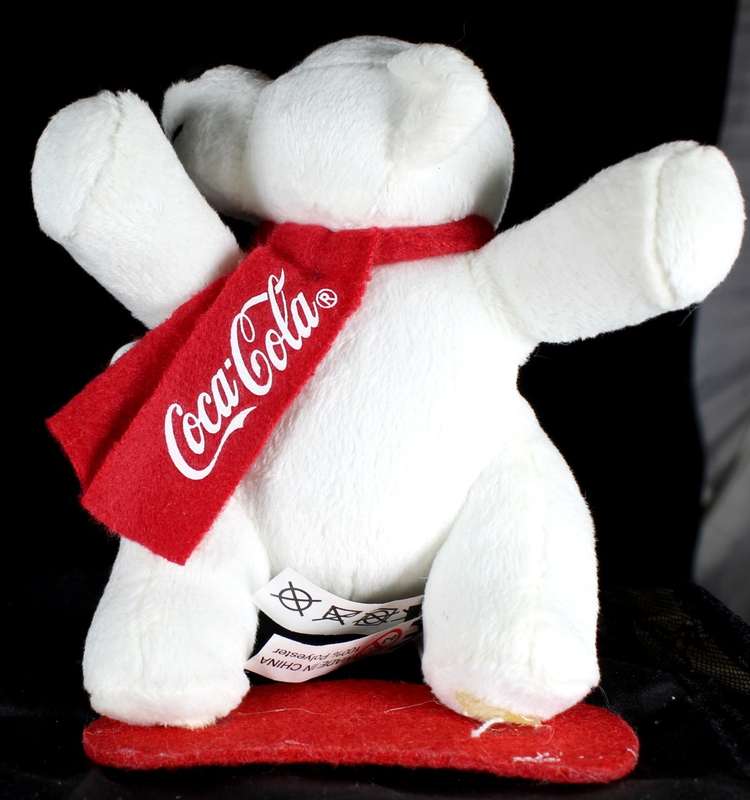 Official Coca Cola Merchandise - Small Bear Skying