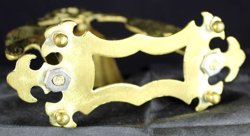 Brass Bell with Birds on a Stand