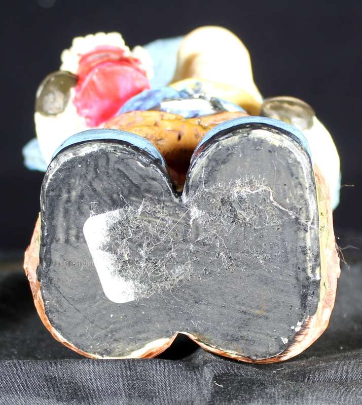 Ceramic Cow Cowboy with Flowers